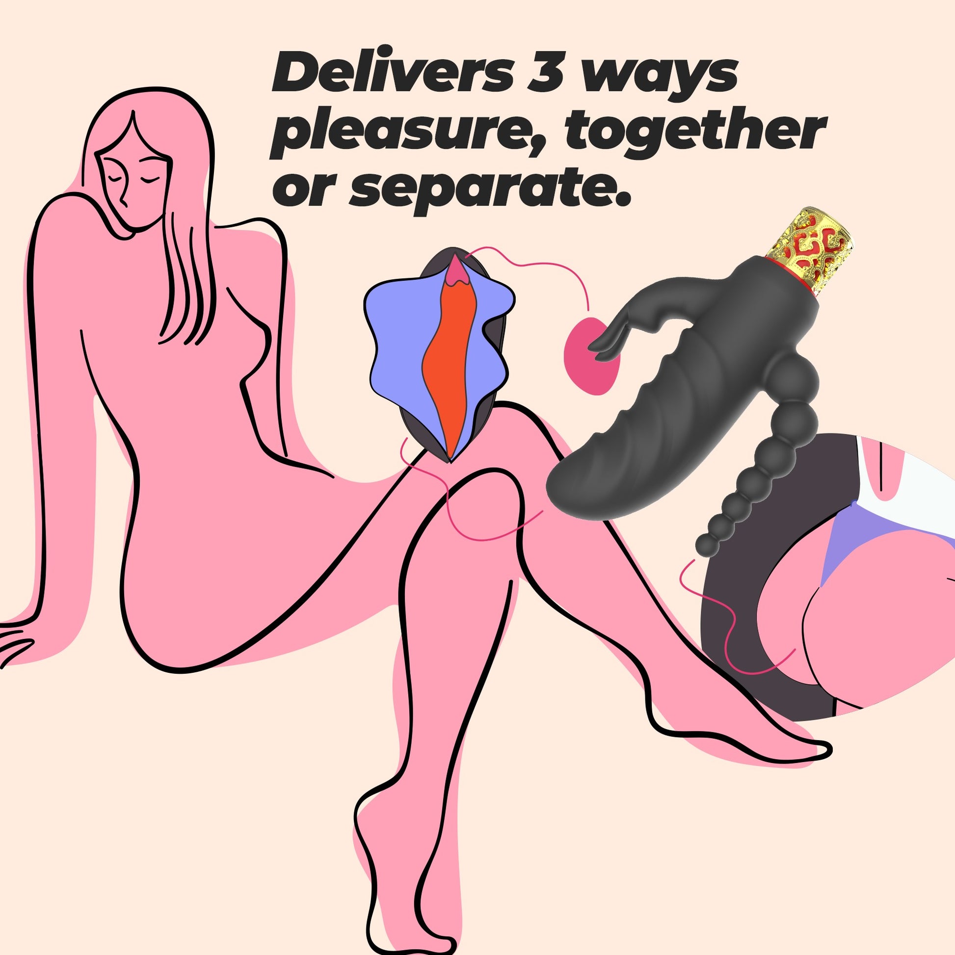 CRUSHIOUS | Romanov – Klassinen bullet-vibraattori irrotettavalla silikonisuojalla (2-in-1) – 13,3 cm