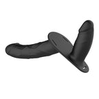 CRUSHIOUS | Labionda – Kaksois strap-on langattomalla kaukosäätimellä – Musta