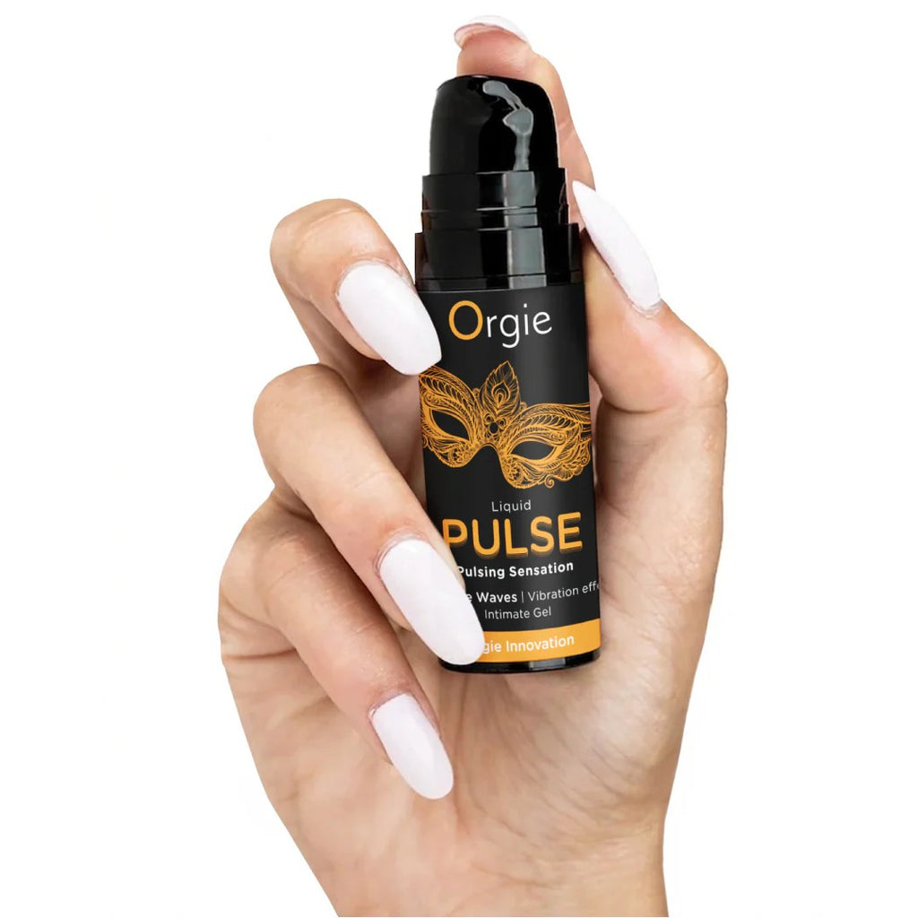 ORGIE | Nautinnon Pulssi – Liquid Pulse Unisex Stimuloiva Geeli (Jäinen Karamelli, 15 ml)
