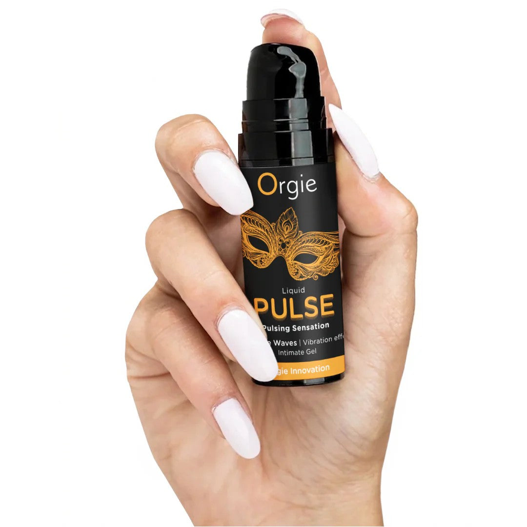 ORGIE | Nautinnon Pulssi – Liquid Pulse Unisex Stimuloiva Geeli (Jäinen Karamelli, 15 ml)