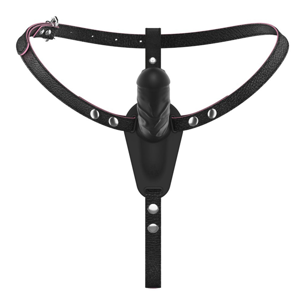 CRUSHIOUS | Labionda – Kaksois strap-on langattomalla kaukosäätimellä – Musta