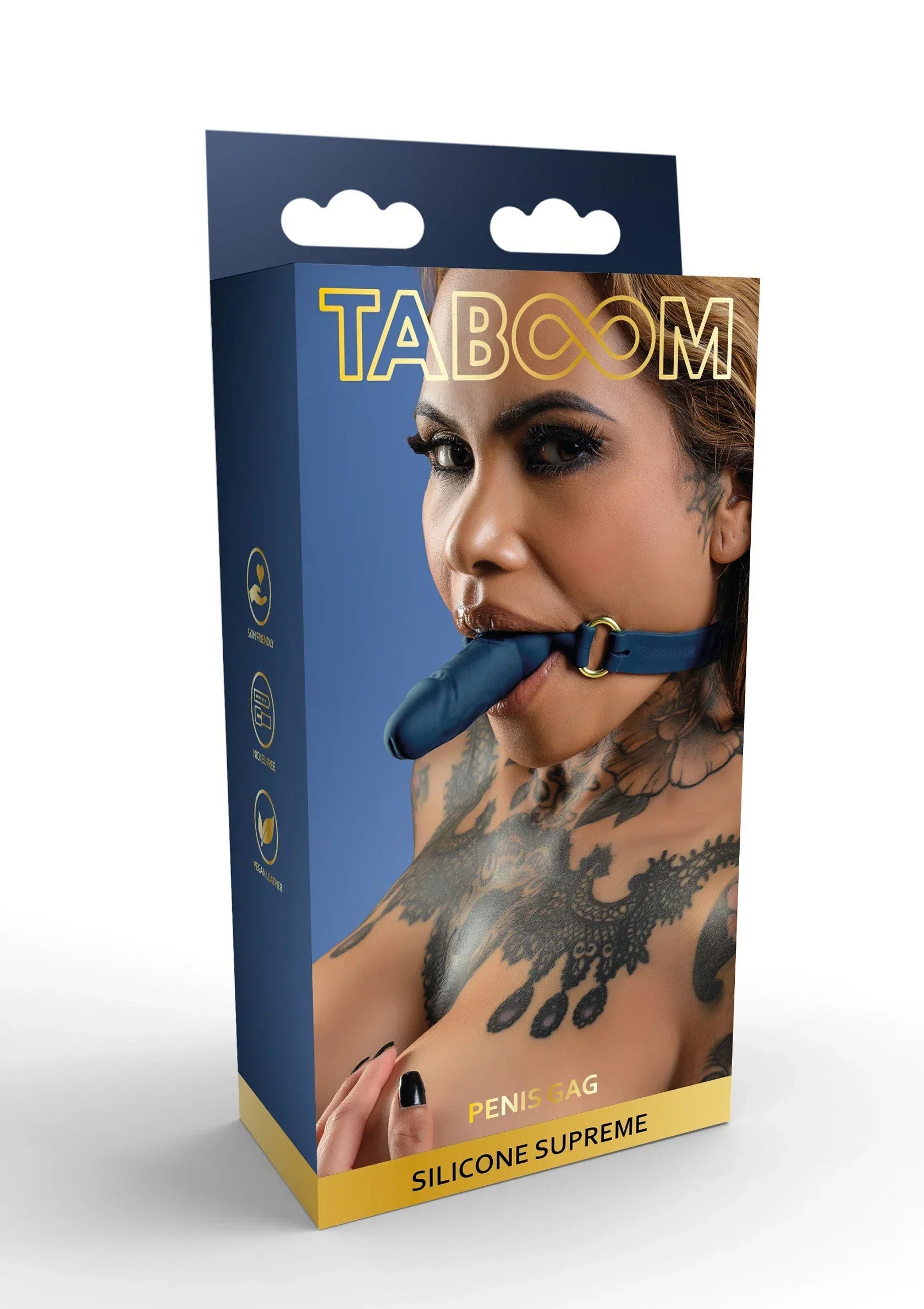 TABOOM | Silicone Supreme – Penis Ball Gag with Adjustable Strap