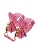 TABOOM | Malibu Ankle Cuffs – Playful Pink Vegan Leather Bondage Cuffs
