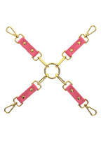 TABOOM | Malibu Hogtie – Pink Vegan Leather BDSM Restraint
