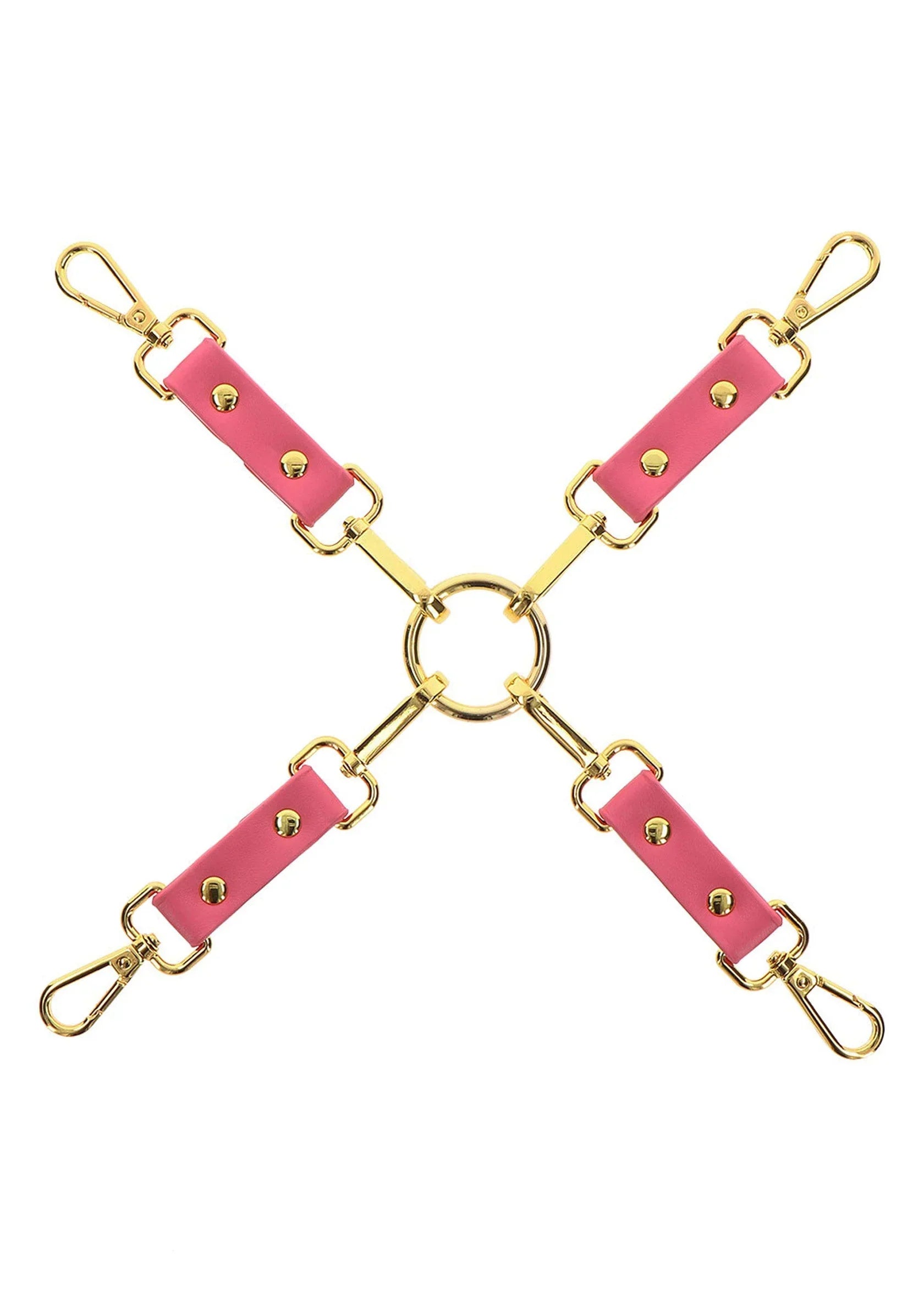 TABOOM | Malibu Hogtie – Pink Vegan Leather BDSM Restraint