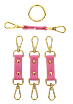 TABOOM | Malibu Hogtie – Pink Vegan Leather BDSM Restraint