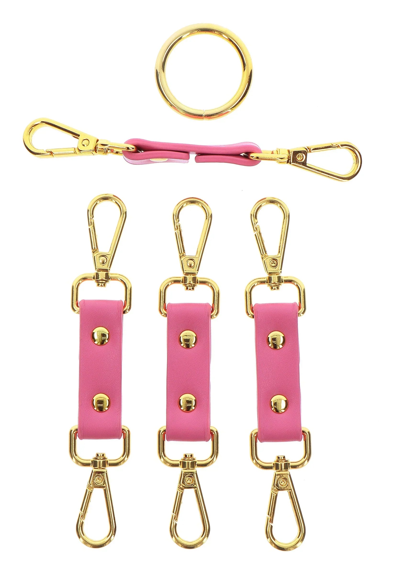 TABOOM | Malibu Hogtie – Pink Vegan Leather BDSM Restraint