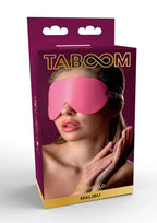 TABOOM | Malibu Blindfold – Playful Pink Vegan Leather BDSM Eye Mask