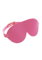 TABOOM | Malibu Blindfold – Playful Pink Vegan Leather BDSM Eye Mask
