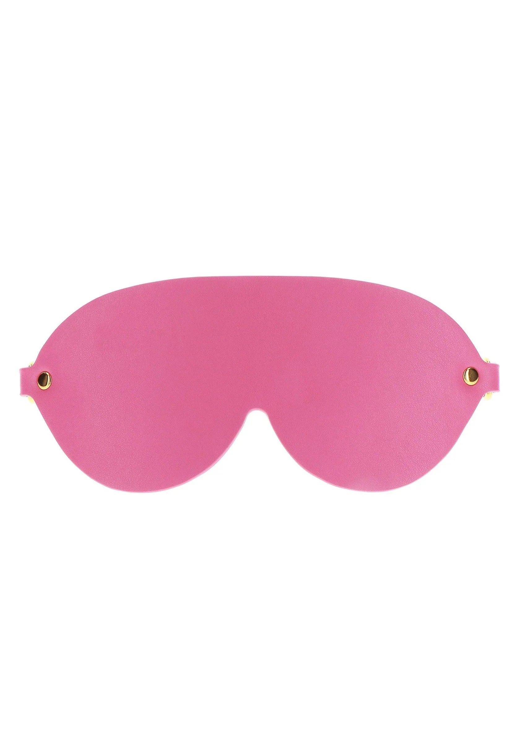 TABOOM | Malibu Blindfold – Playful Pink Vegan Leather BDSM Eye Mask