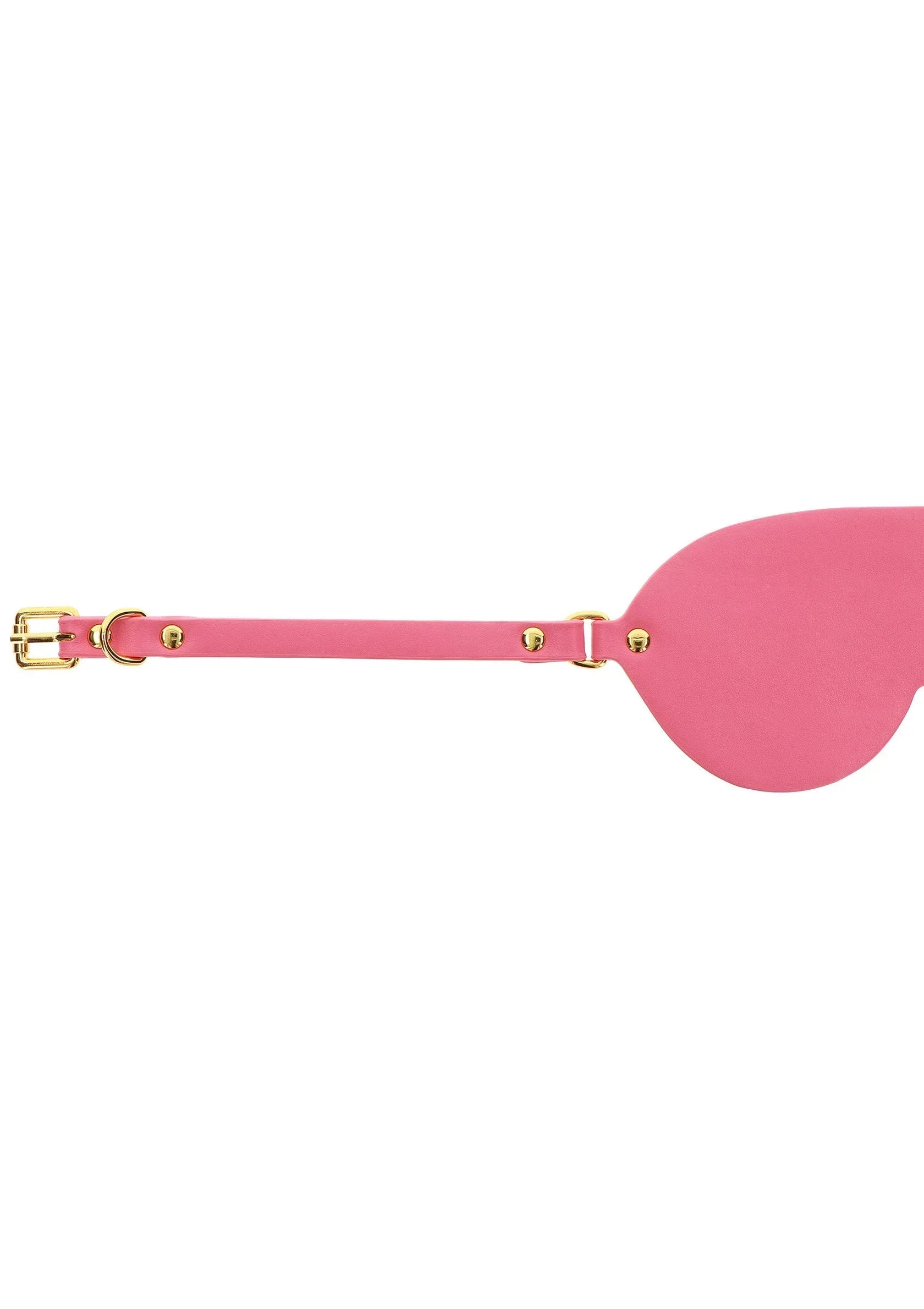 TABOOM | Malibu Blindfold – Playful Pink Vegan Leather BDSM Eye Mask