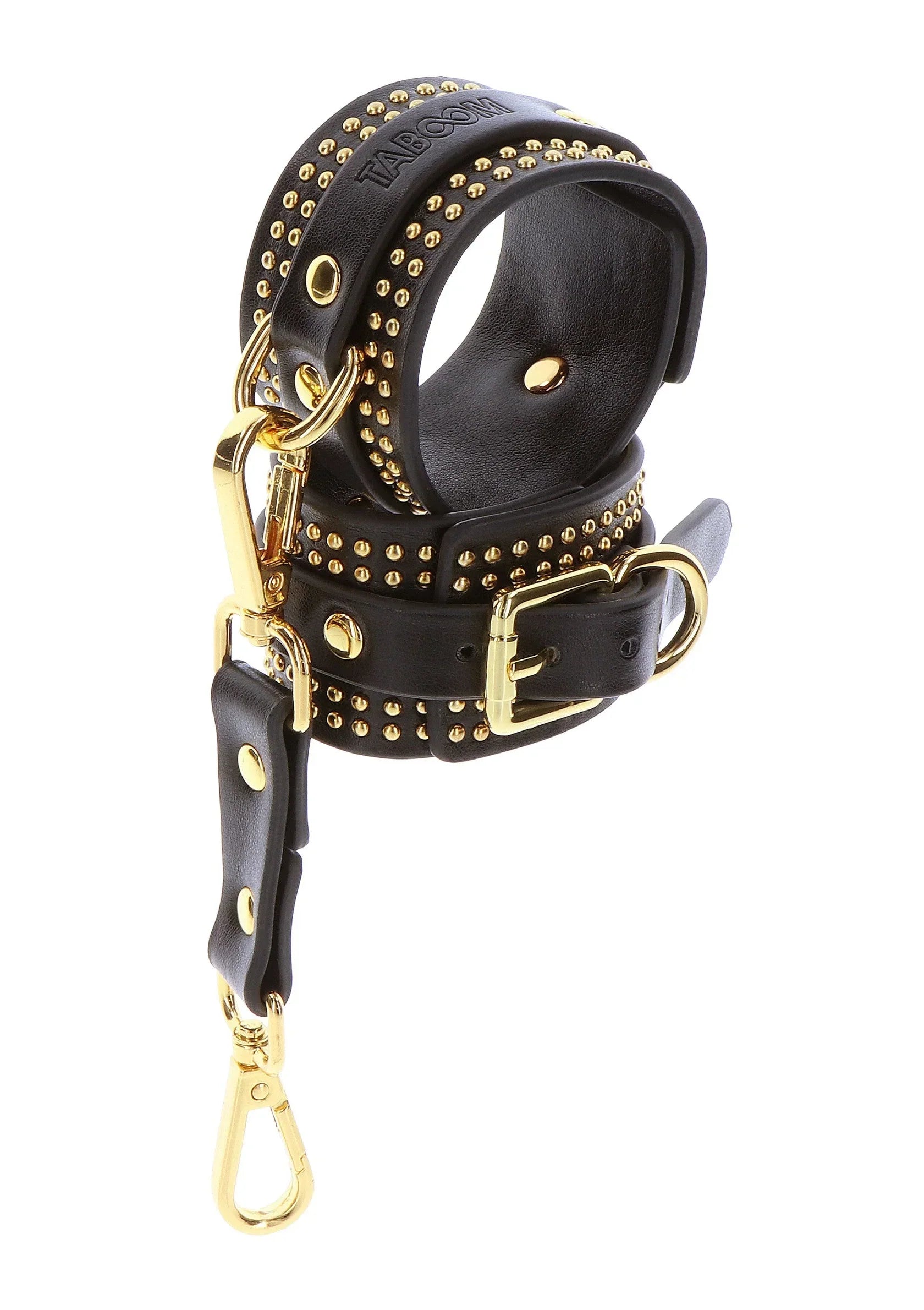 TABOOM | Vogue Studded Wrist Cuffs – Luxury BDSM Bondage Set