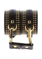 TABOOM | Vogue Studded Ankle Cuffs – Luxury BDSM Bondage Set