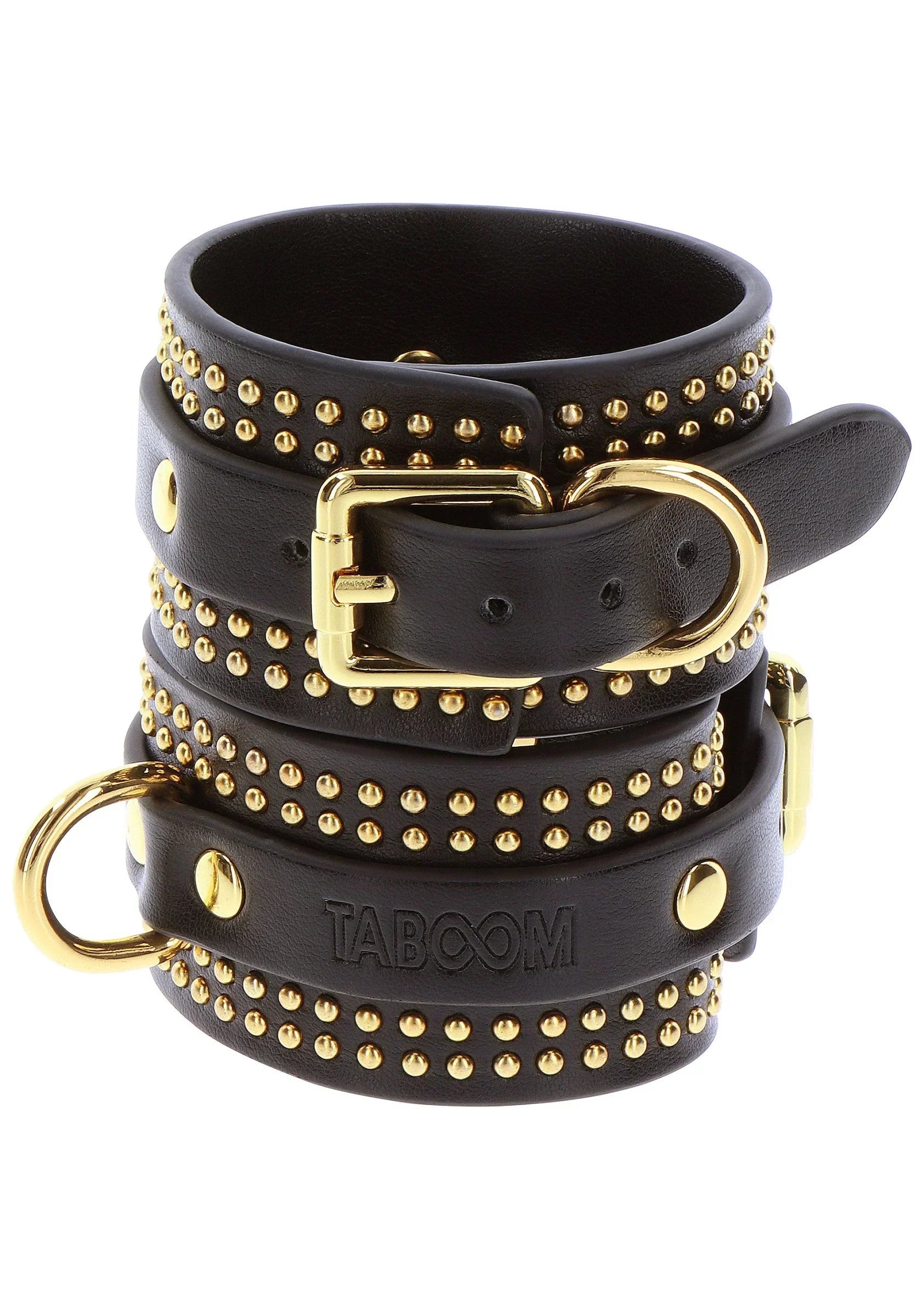 TABOOM | Vogue Studded Ankle Cuffs – Luxury BDSM Bondage Set