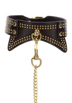 TABOOM | Vogue Studded Collar and Leash – Vegan Leather BDSM Set