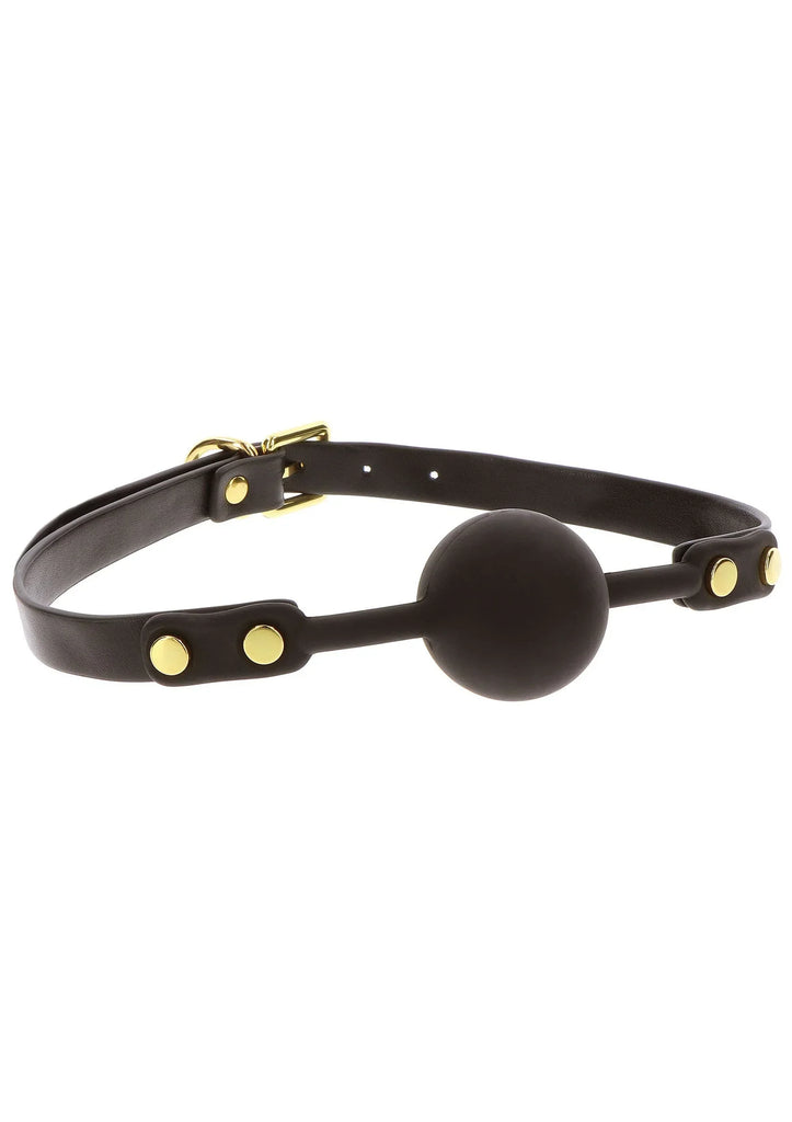 TABOOM | Vogue Ball Gag – Elegant Vegan Leather BDSM Gag
