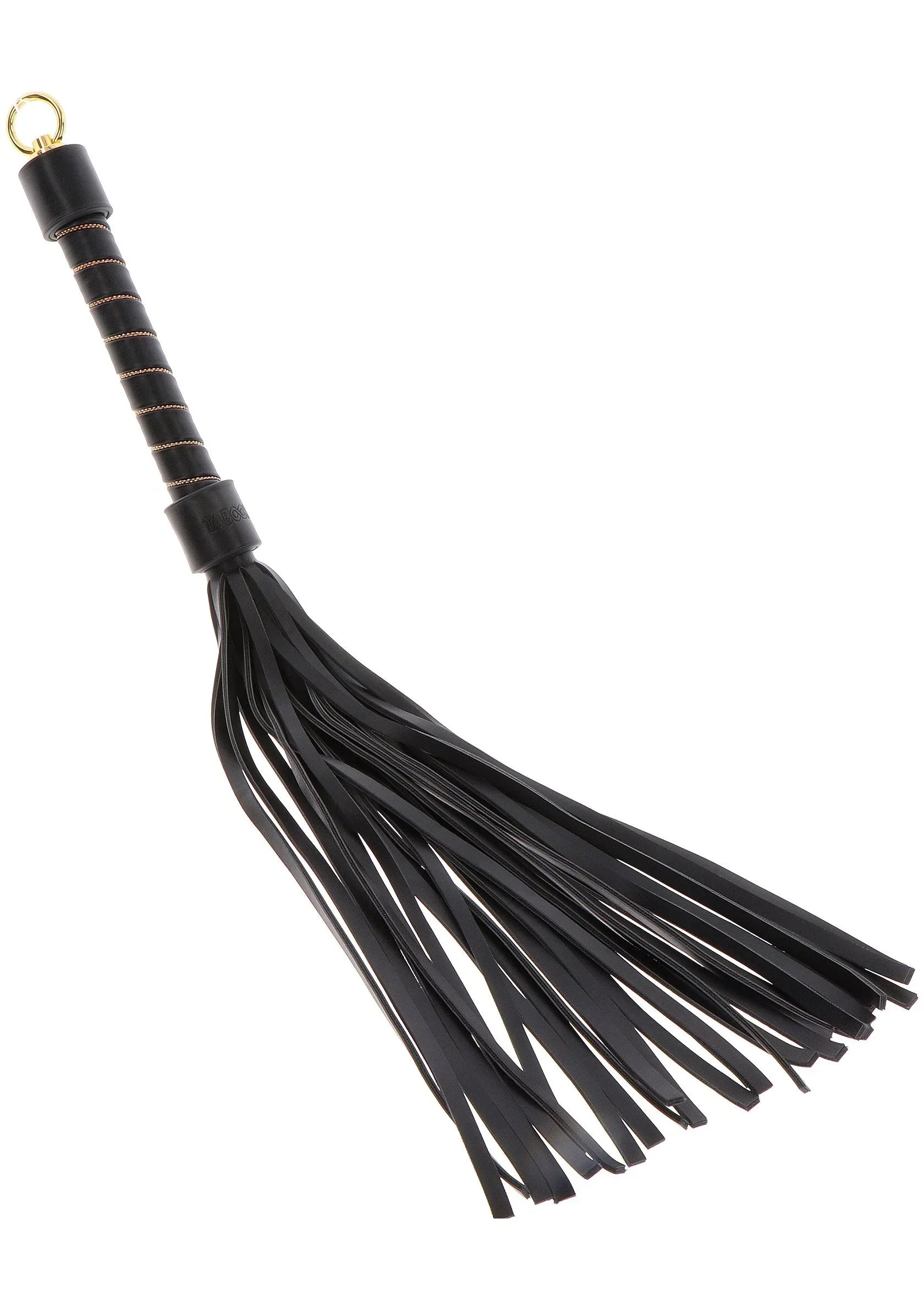 TABOOM | Vogue Studded Whip – Elegant Vegan Leather BDSM Whip