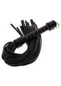 TABOOM | Vogue Studded Whip – Elegant Vegan Leather BDSM Whip