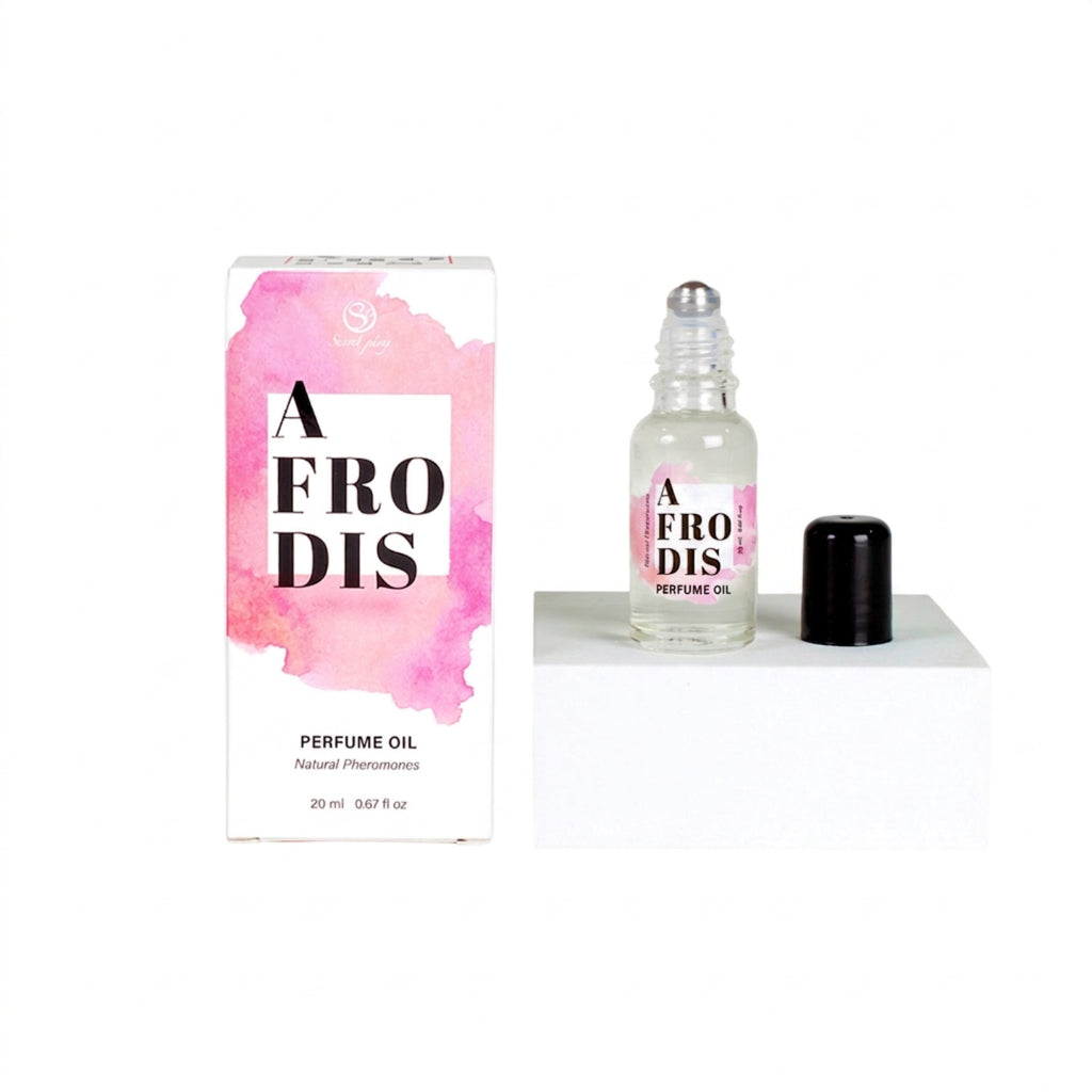 SECRET PLAY | Afrodis feromoonparfüümiõli naistele – Musta trühvli, magusa karamelli ja roosiga – Roll-On – 20 ml
