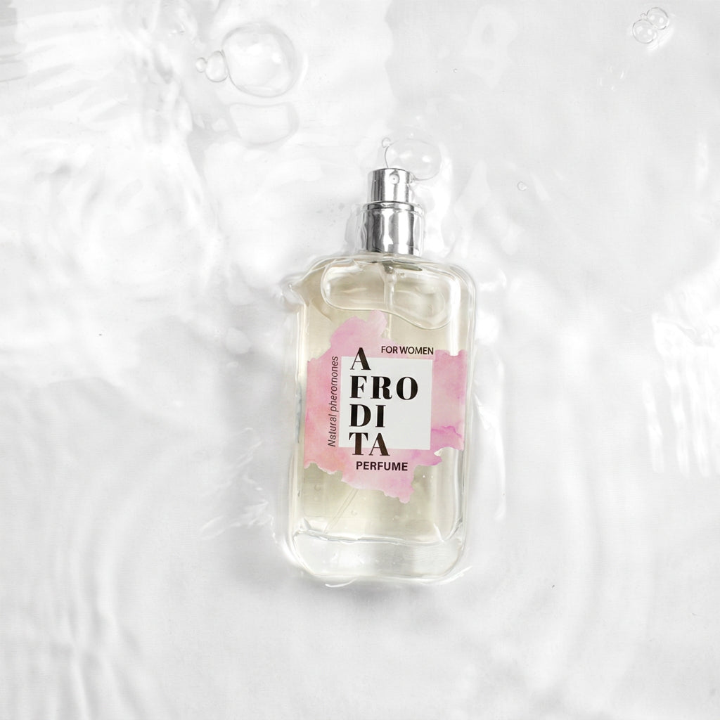 SECRET PLAY | Afrodita feromoonparfüüm naistele – Musta trühvli, magusa karamelli ja roosiga – 9,5 ml reisisuurus (Afrodis) / 50 ml