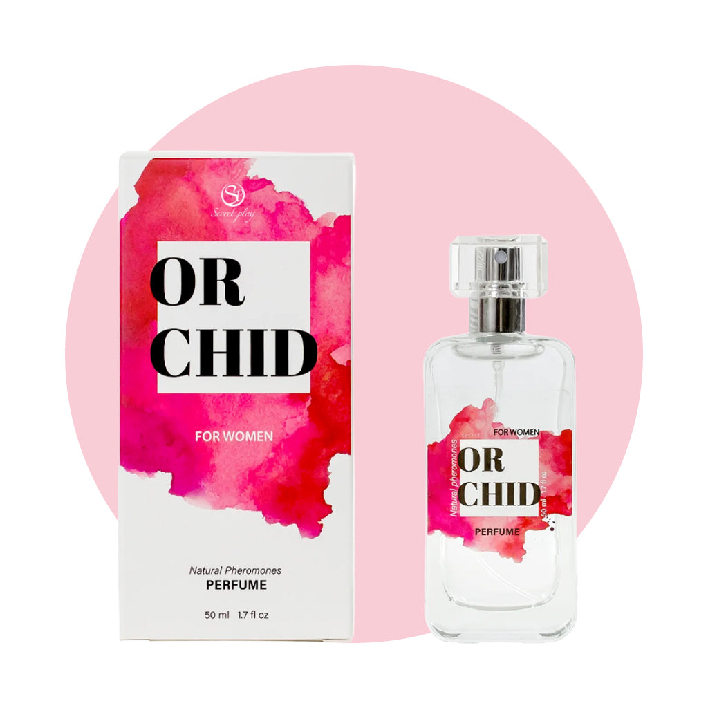 SECRET PLAY | Orchid feromoonparfüüm naistele – Musta trühvli, orhidee ja vaniljega – 9,5 ml reisisuurus / 50 ml