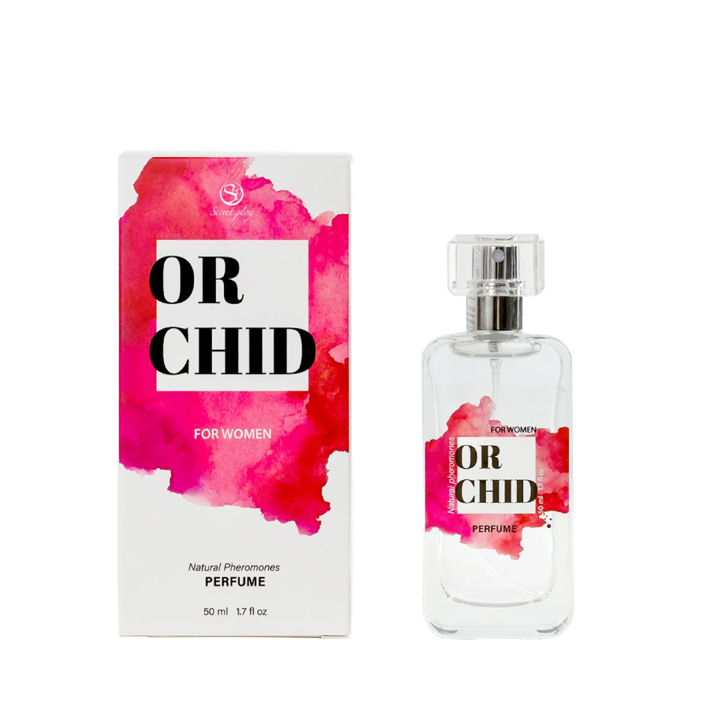 SECRET PLAY | Orchid feromoonparfüüm naistele – Musta trühvli, orhidee ja vaniljega – 9,5 ml reisisuurus / 50 ml