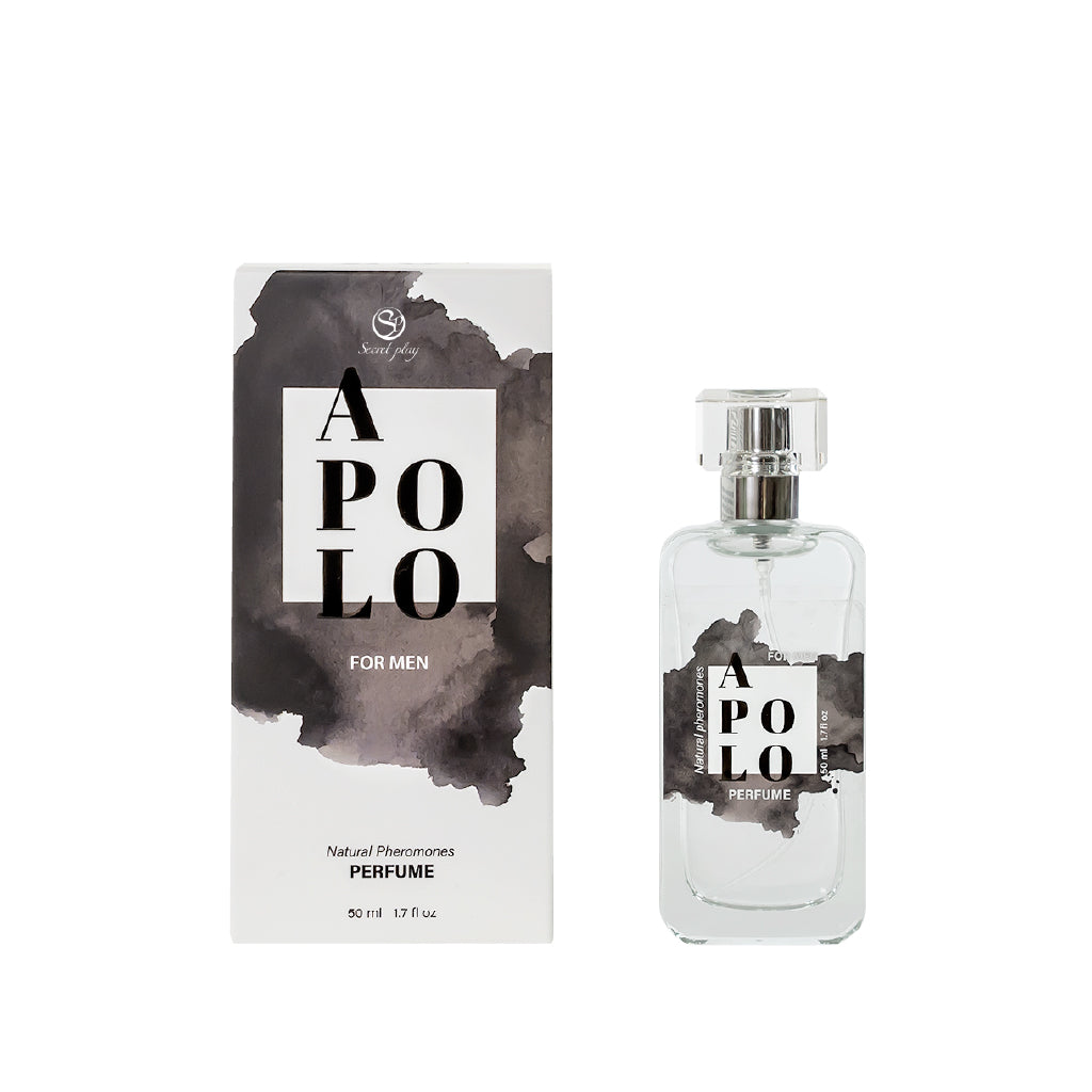 SECRET PLAY | Apolo feromoonparfüüm meestele – Musta trühvli ja sandlipuuga – 9,5 ml reisisuurus / 50 ml