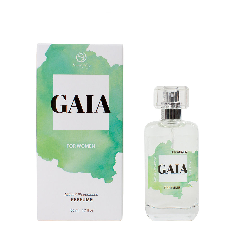 SECRET PLAY | Gaia feromoonparfüüm naistele – Musta trühvli, passiivilja, maasika, jasmiini ja piibelehega – 9,5 ml reisisuurus / 50 ml
