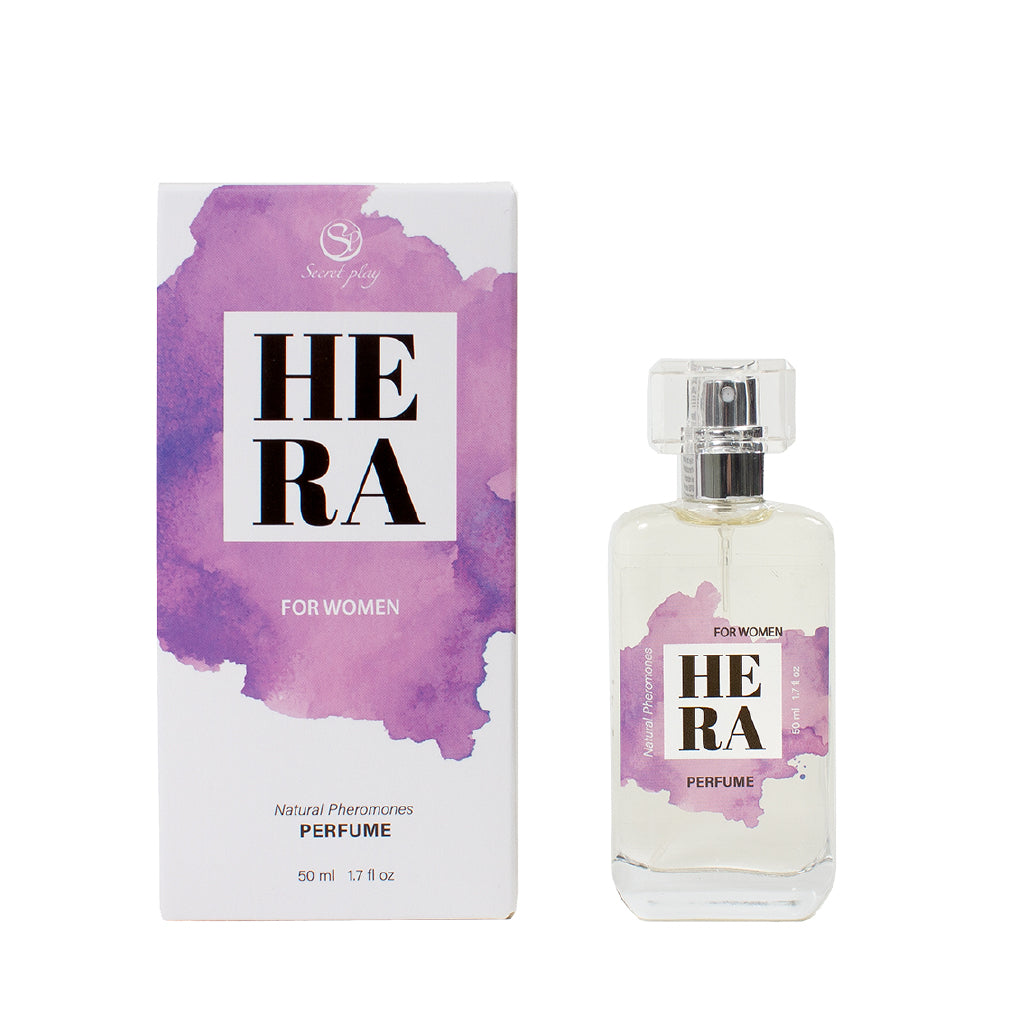 SECRET PLAY | Hera feromoonparfüüm naistele – Musta trühvli, pirni, gardeenia ja vaniljega – 9,5 ml reisisuurus / 50 ml