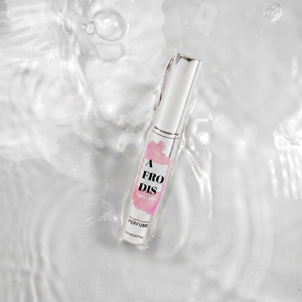 SECRET PLAY | Afrodita feromoonparfüüm naistele – Musta trühvli, magusa karamelli ja roosiga – 9,5 ml reisisuurus (Afrodis) / 50 ml