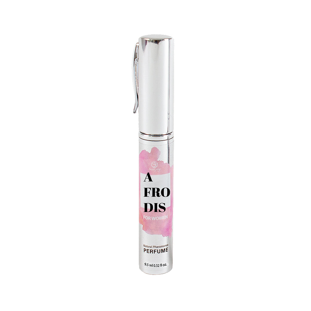 SECRET PLAY | Afrodita feromoonparfüüm naistele – Musta trühvli, magusa karamelli ja roosiga – 9,5 ml reisisuurus (Afrodis) / 50 ml