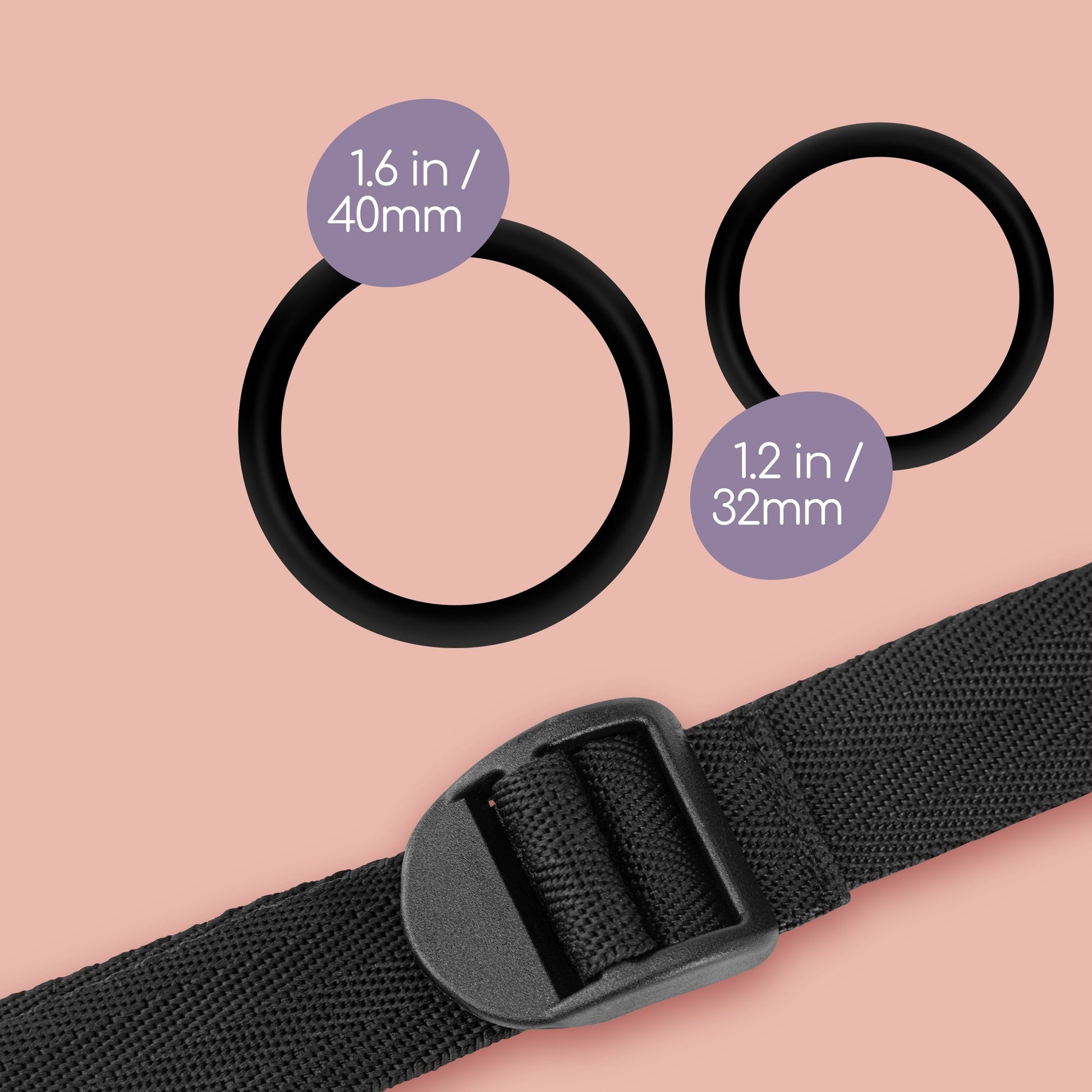 CRUSHIOUS Snap Strap universaalit valjaat – säädettävät strap-on valjaat