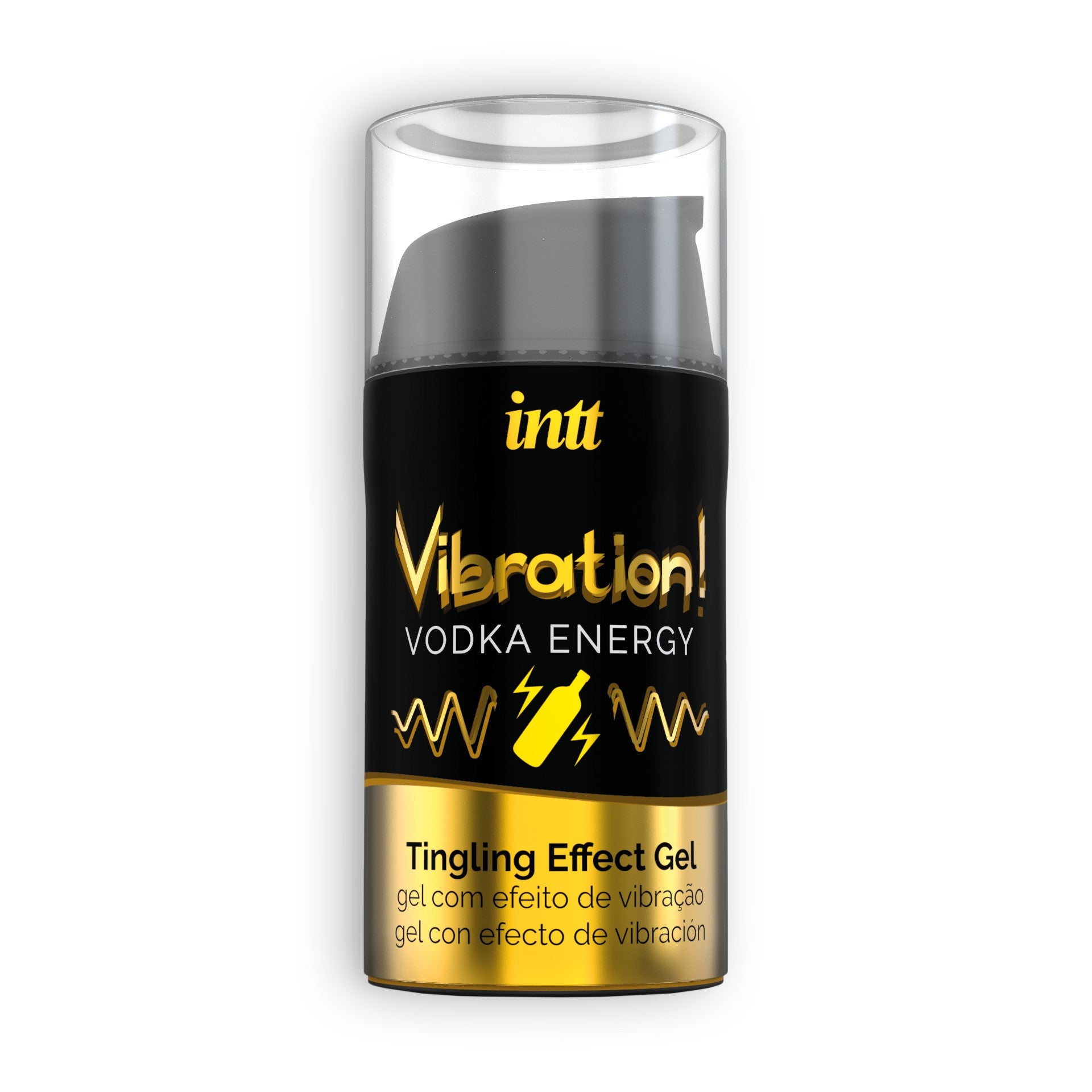 INTT | Vibration & Liquid Vibrator -geelit – 15 ml (useita makuja)