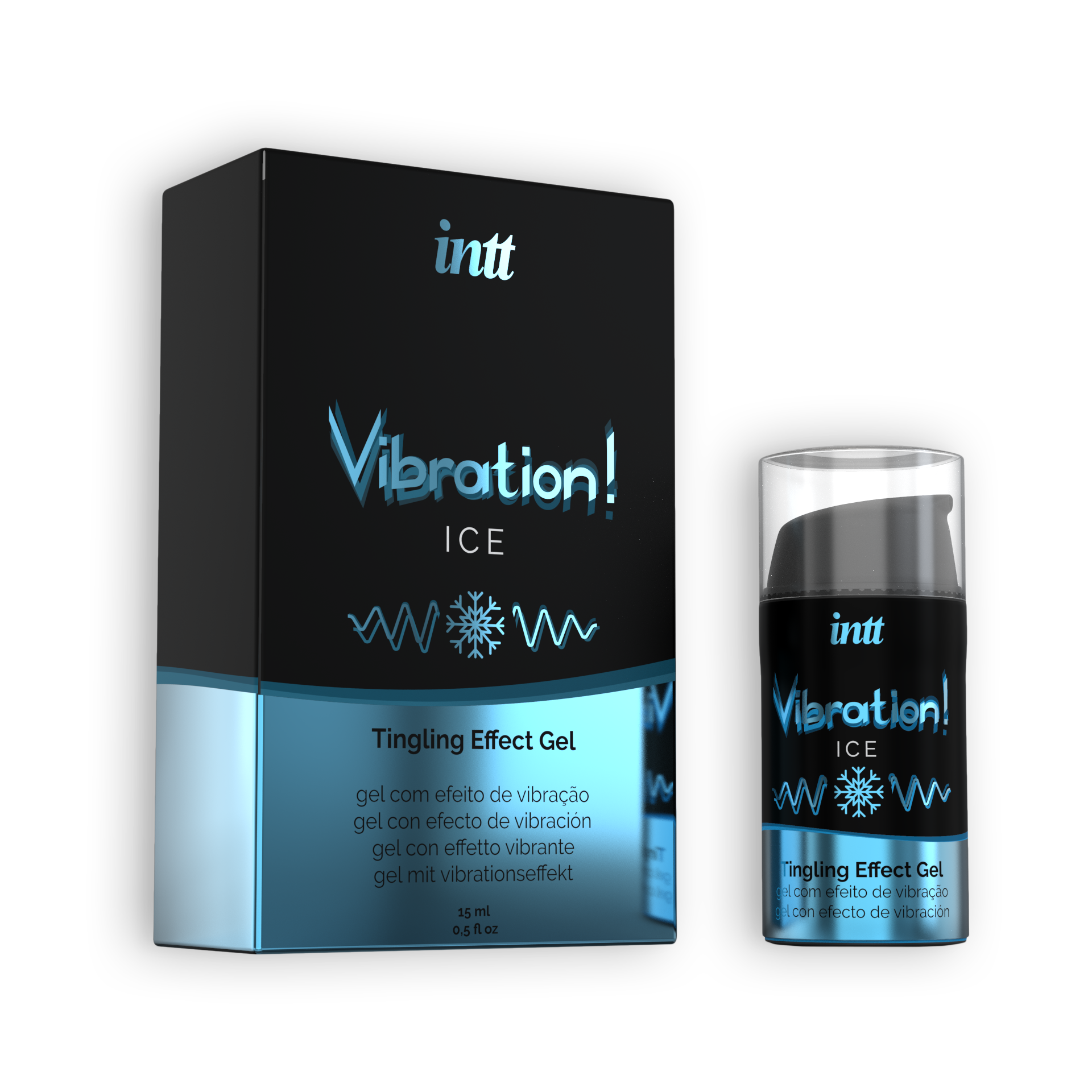 INTT | Vibration & Liquid Vibrator -geelit – 15 ml (useita makuja)