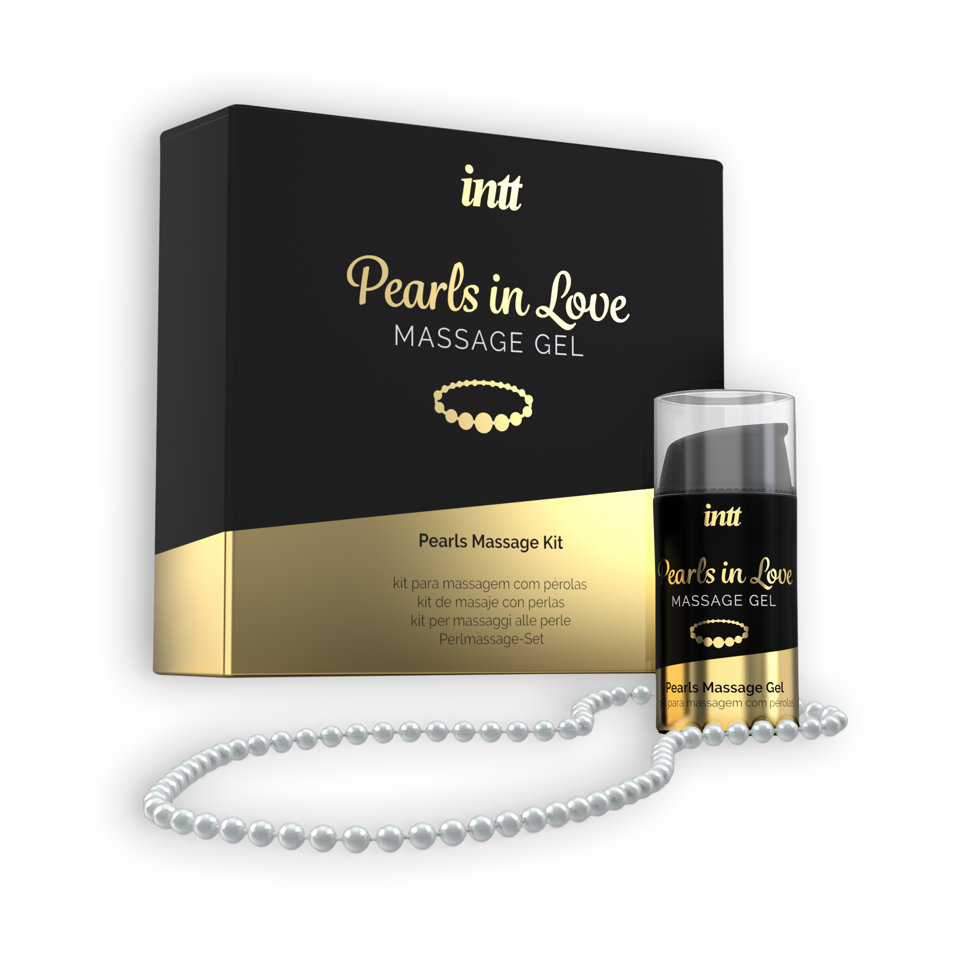INTT | Pearls in Love Massage Gel with Pearl Necklace – 15 ml