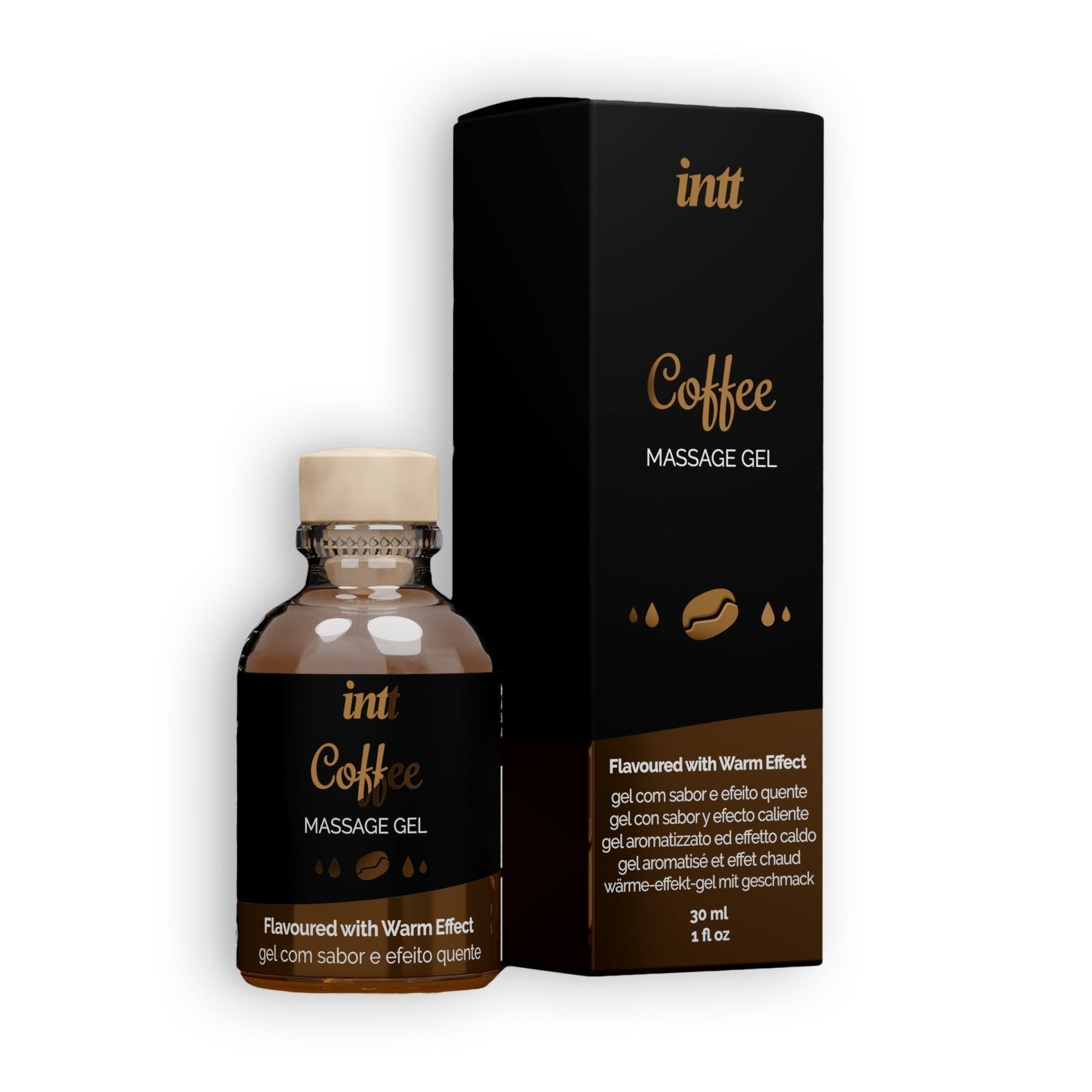 INTT | Coffee Kissable Massage Gel – Warming – 30 ml
