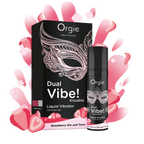 ORGIE | Dual Vibe! Gin & Tonic Strawberry Kissable Vibrator Gel – Level 6