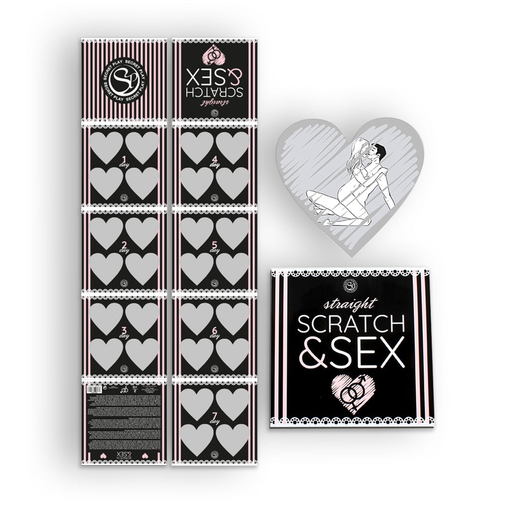 SECRET PLAY | Scratch & Sex – Erotic Scratch Card Game for Straight Couples
