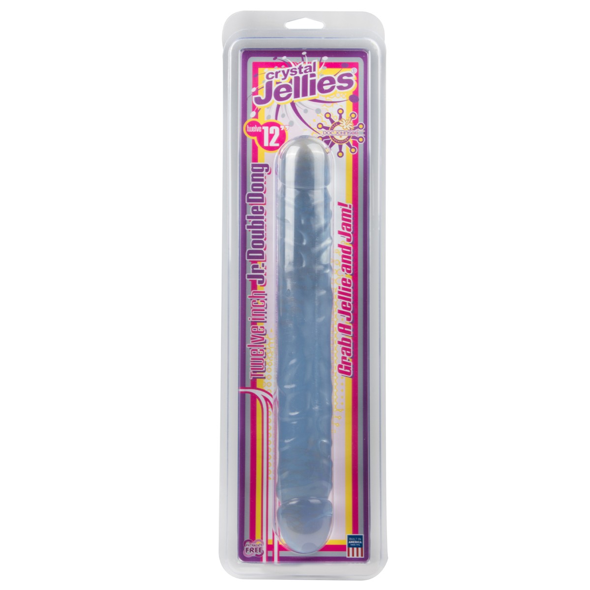PENE DOBLE JR. DOUBLE DONG 12'' TRANSLÚCIDO