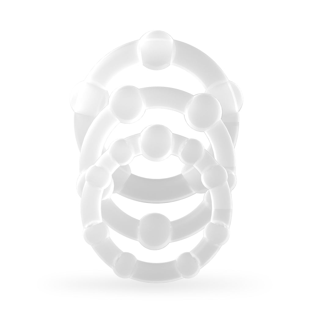 CRUSHIOUS | Triple Bead Cock Ring Set – 3 Sizes
