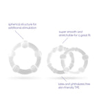 CRUSHIOUS | Triple Bead Cock Ring Set – 3 Sizes