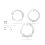 CRUSHIOUS | Triple Bead Cock Ring Set – 3 Sizes
