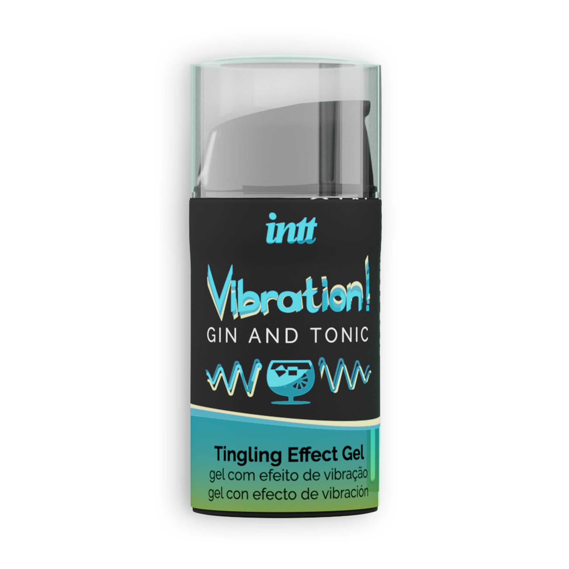 INTT | Vibration & Liquid Vibrator -geelit – 15 ml (useita makuja)