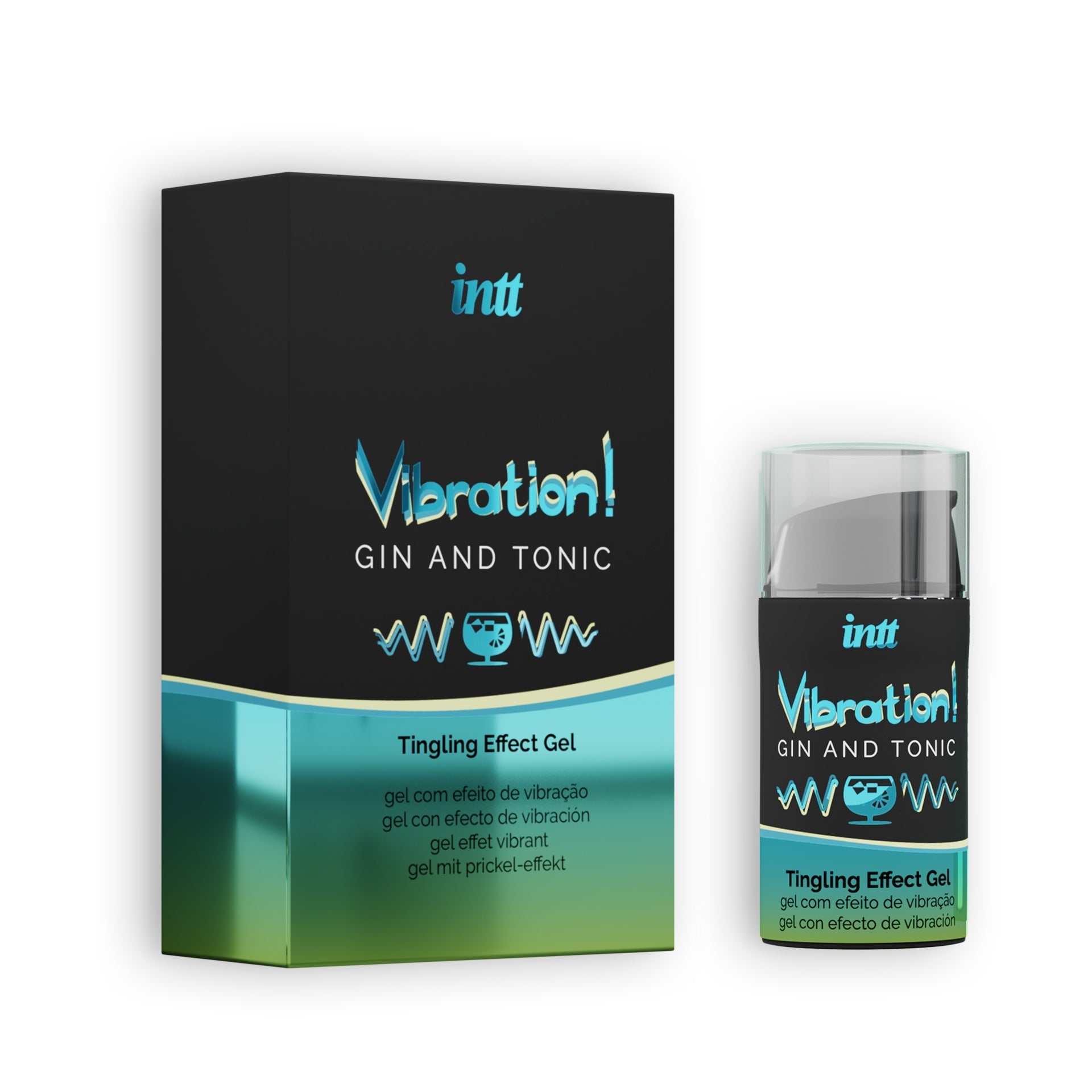 INTT | Gin & Tonic Vibration Gel – Alcohol-Free Cocktail – 15 ml