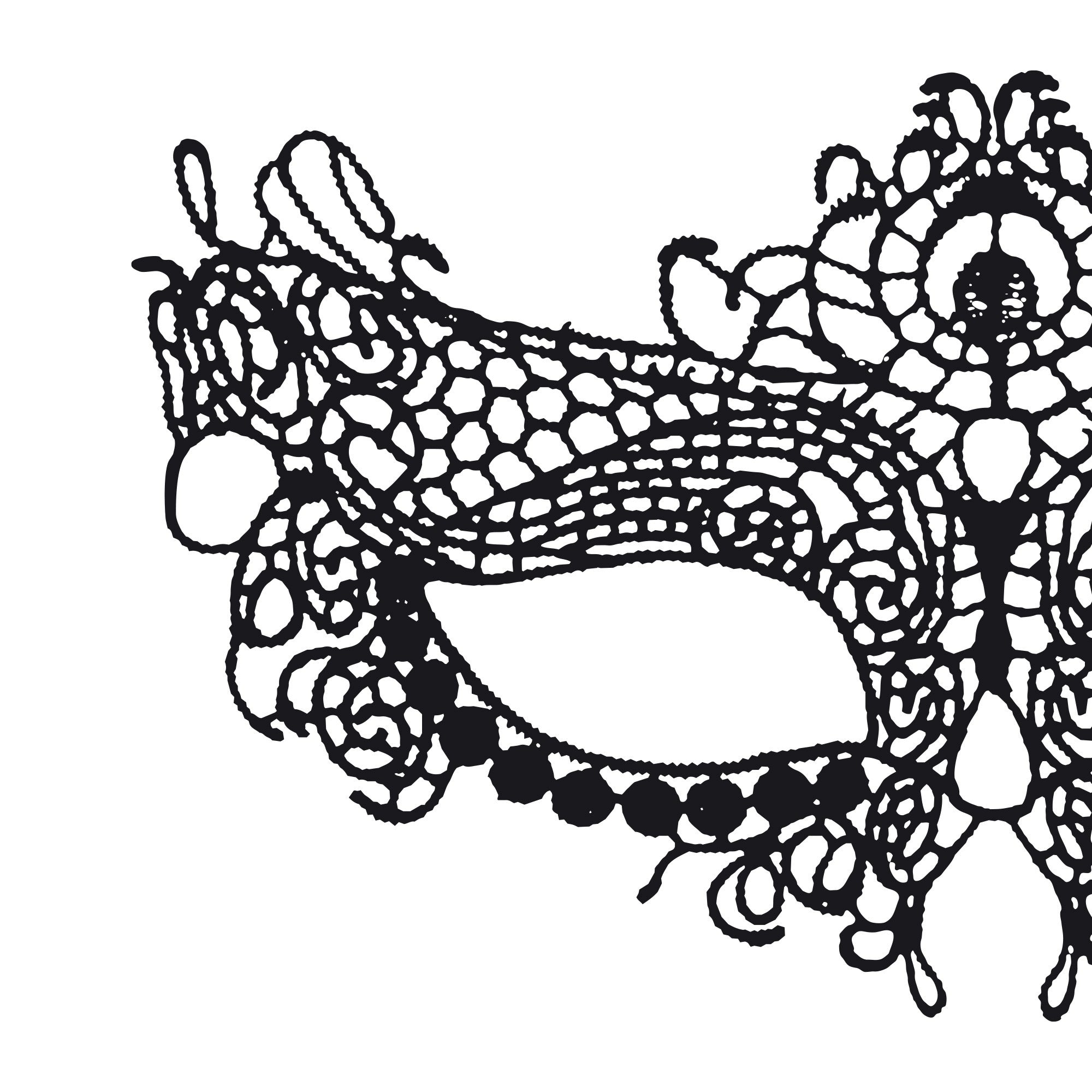 CRUSHIOUS | Mystika – Lace Face Mask