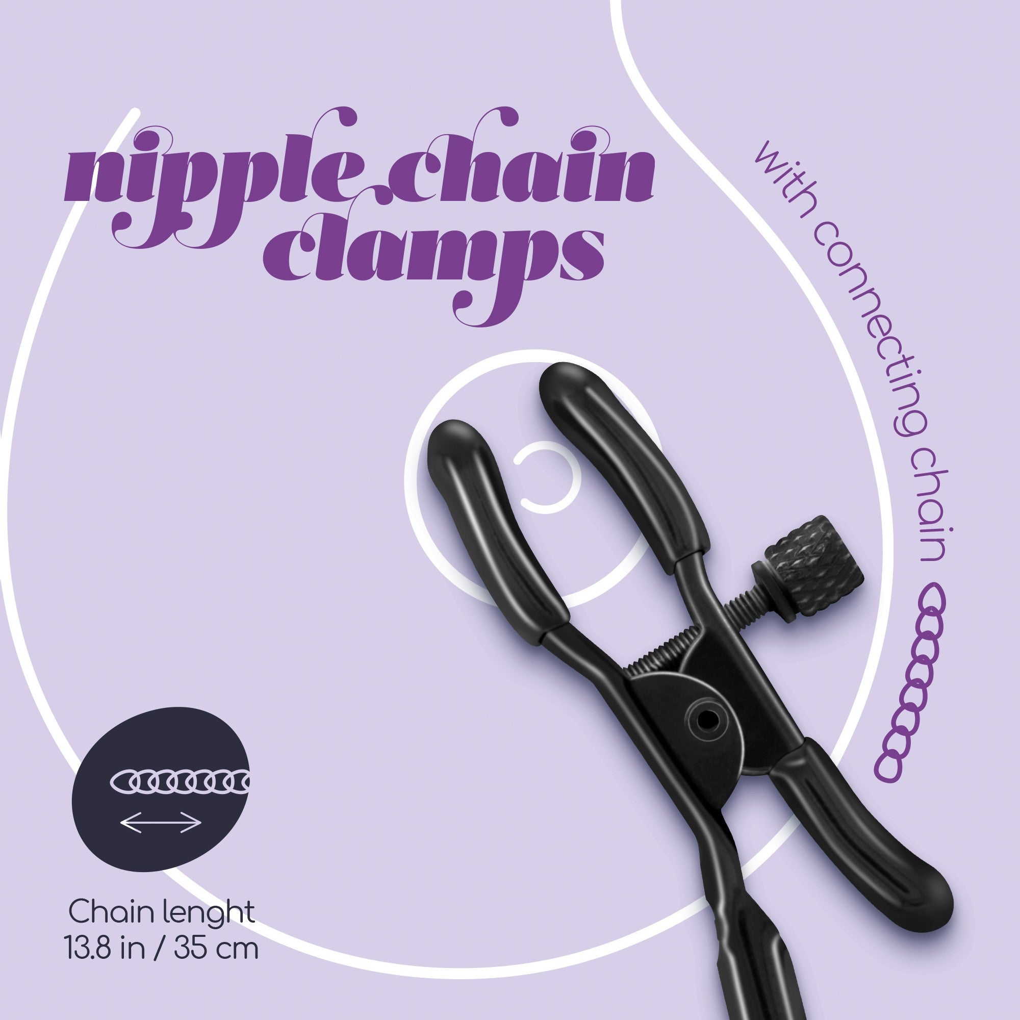 CRUSHIOUS | Nipple Play – Adjustable Nipple Clamps with Chain