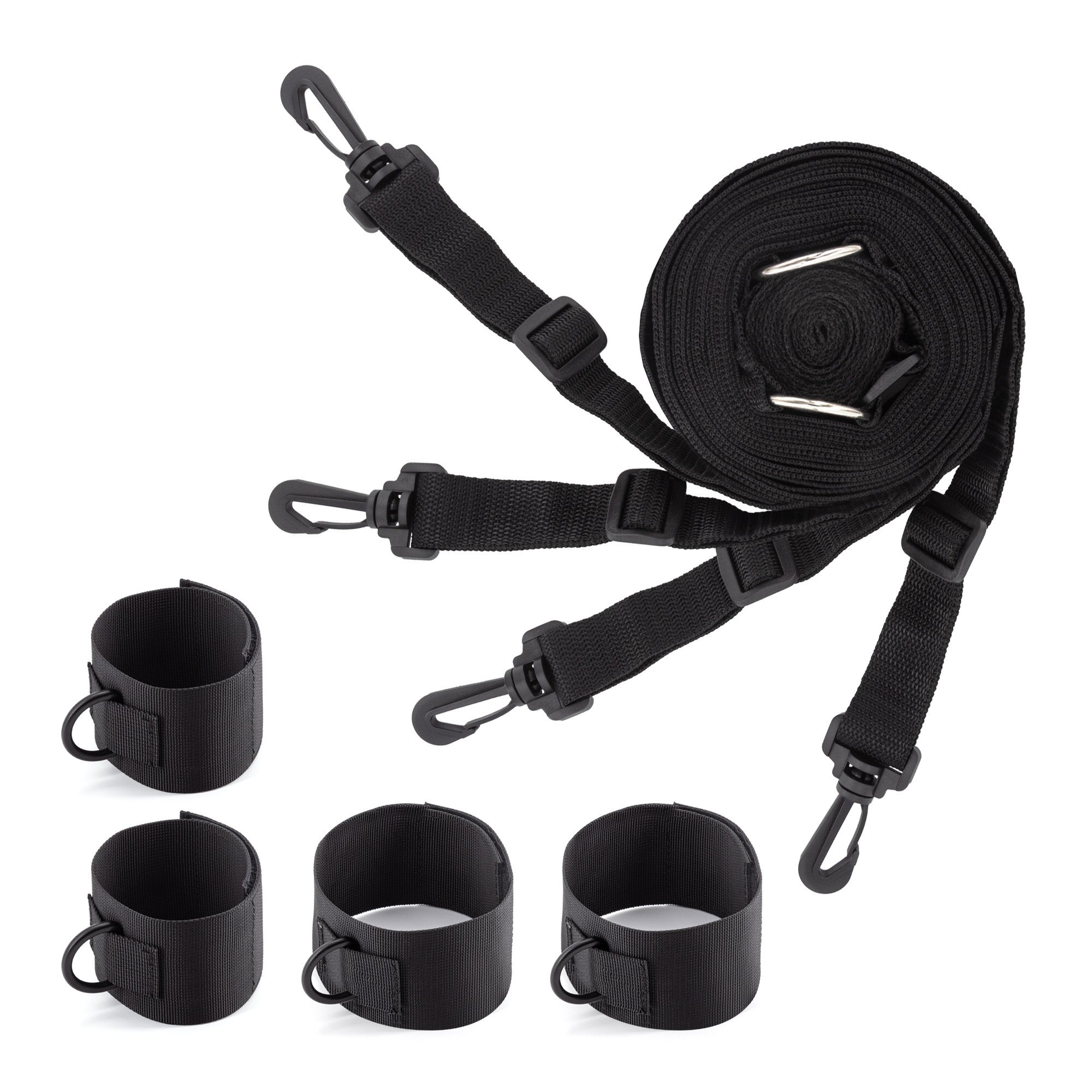 CRUSHIOUS | Bed Restraint Kit – Universal BDSM Bondage Set