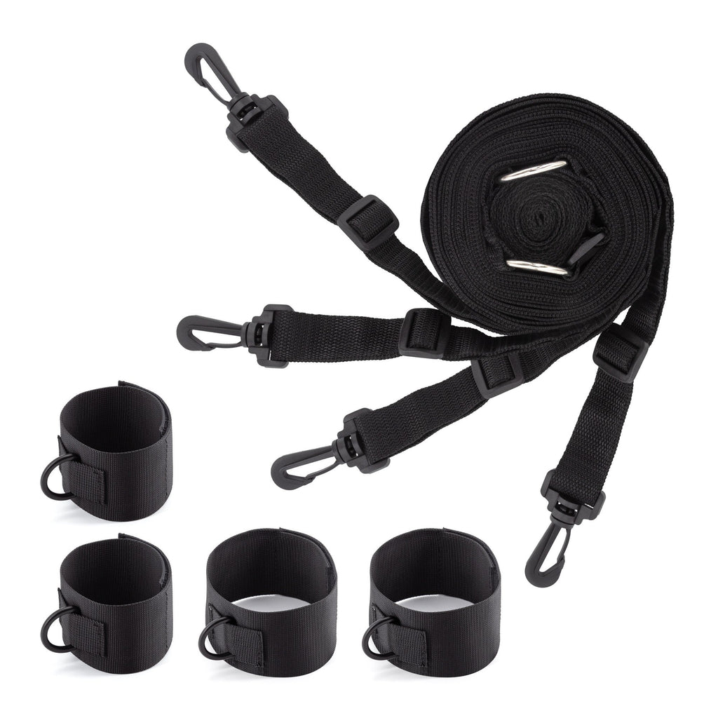 CRUSHIOUS | Bed Restraint Kit – Universal BDSM Bondage Set