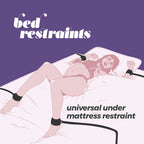 CRUSHIOUS | Bed Restraint Kit – Universal BDSM Bondage Set