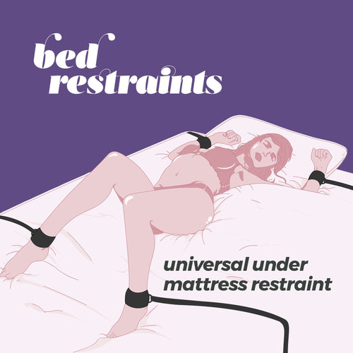 CRUSHIOUS | Bed Restraint Kit – Universal BDSM Bondage Set